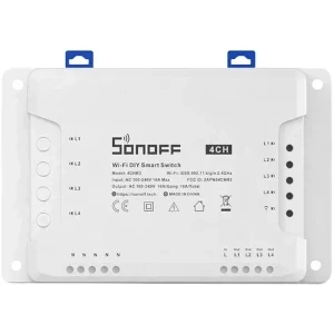Sonoff Comutator Smart 4CHR3, Wi-Fi, Control vocal