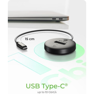 Icy Box IB-1610MCD-C31 DockingStation for NVMe & SATA M.2 USB-C Black
