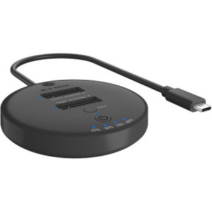 Icy Box IB-1612MCL-C31 Dual M.2 NVMe DockingStation USB 3.2 Gen 2 Type-C Black
