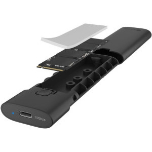 Icy Box IB-1806MT-CU31 M.2 NVMe USB 3.2 Gen 2 USB-C Black