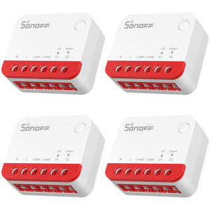 Sonoff Comutator Smart MINI-ZBRBS, ZigBee, Control vocal, 4 buc