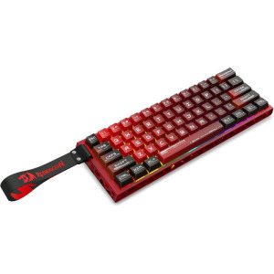 Redragon Venom Rapid Trigger RGB Red/Black Clossed Buttom Pink Magnetic Switch Mecanica