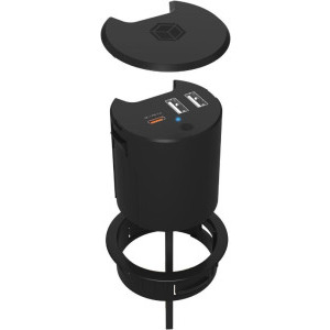 Icy Box IB-HUB1407 In-Desk USB Charger