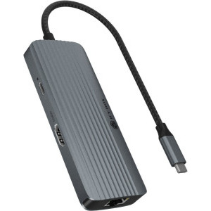 Icy Box Docking Station IB-DK4034a-CPD, USB-C, 6-in-1, incarcare 100W, redare 4K, Gigabit LAN