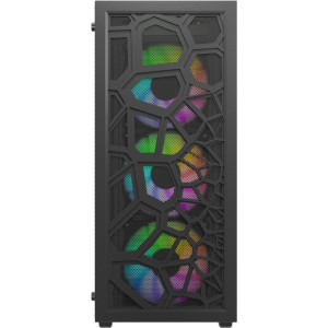 Gaming ZMEU Essential Max, Intel i5-12400F 2.5GHz, 8GB DDR4, 500GB SSD, RTX 5050 8GB GDDR6, Iluminare RGB