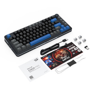 Redragon Cyrus Pro TKL RGB Black/Blue Linear Grey Switch Mecanica