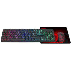 Redragon S107 Gaming Essentials 3 in 1 V2 RGB Black