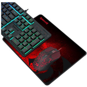 Redragon S107 Gaming Essentials 3 in 1 V2 RGB Black