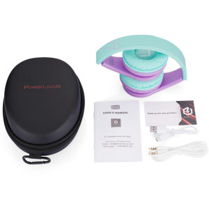 PowerLocus On-Ear, P1 Kids Teal Purple