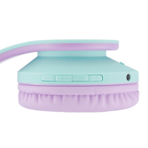 PowerLocus Over-Ear, Kids Cat Ears Purple/Teal