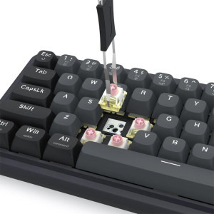 Redragon Nova Magnetic RGB Black Pink Switch Mecanica