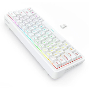 Redragon Draconic V2 Pro RGB White Linear Grey Switch Mecanica
