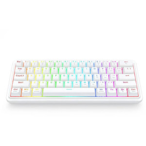 Redragon Draconic V2 Pro RGB White Linear Grey Switch Mecanica