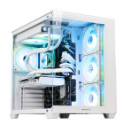 PC Gaming DRAGON Alb Advanced Edition, Intel Core Ultra 5 225F 3.3GHz, 32GB DDR5, 1TB SSD, RTX 5060 Ti 16GB GDDR7, Iluminare RGB