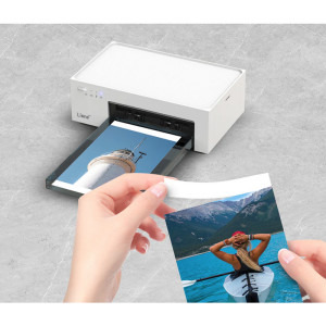 Liene Photo Paper 100 x 148 mm (4 x 6 inch) 80 coli + 2x Cartus ribbon pentru seria Amber