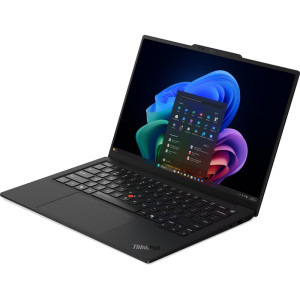 Lenovo 14'' ThinkPad X1 Carbon Gen 14 Aura Edition, WUXGA IPS Touch, Procesor Intel® Core™ Ultra 5 335 (12M Cache, up to 4.60 GHz), 32GB LPDDR5X, 512GB SSD, Intel Graphics, Win 11 Pro, Black