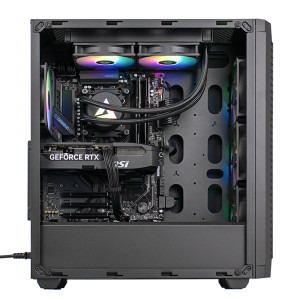 Gaming DRAGON Epic NO RAM Edition (fara memorie RAM DDR5), AMD Ryzen 7 7800X3D 4.2GHz, 1TB SSD, RTX 5070 12GB GDDR7, Iluminare RGB