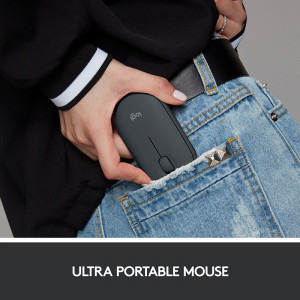 Logitech Pebble M350 Wireless/Bluetooth, Graphite