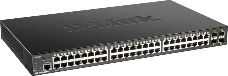 Switch D-Link Gigabit DGS-1250-52XMP
