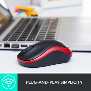 Logitech M185, Wireless, Grey