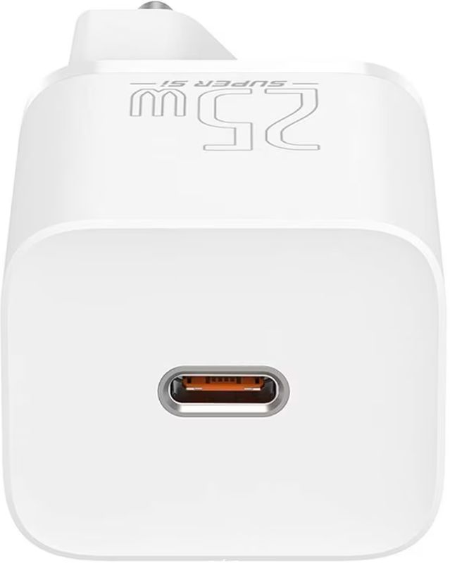 Incarcator retea Baseus Super Si, 1x USB-C, Quick Charge 25W, White