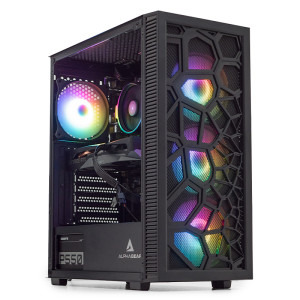 Gaming ZMEU Legendar Ultra, AMD Ryzen 5 5600 3.5GHz, 16GB DDR4, 1TB SSD, RX 6600 8GB GDDR6, Iluminare RGB