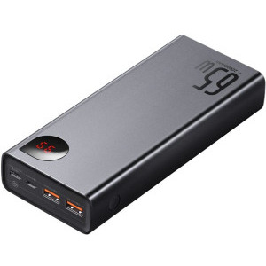 Baseus Adaman, 20000 mAh, 65W, Black, Power Delivery 3.0, QC 4.0, posibilitate incarcare laptop