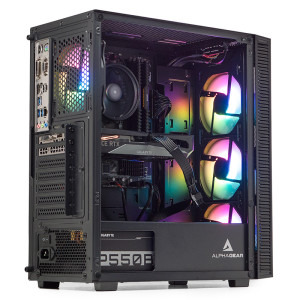 Gaming ZMEU Legendar Powered by GIGABYTE, AMD Ryzen 5 5600 3.5GHz, 16GB DDR4, 1TB SSD, RX 6600 8GB GDDR6, Iluminare RGB