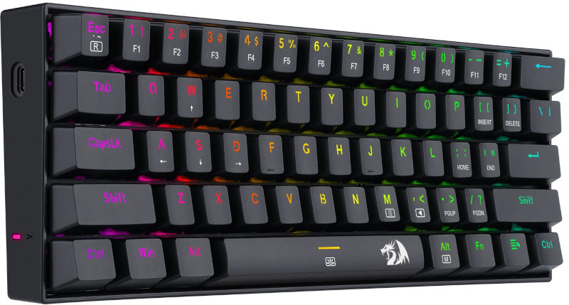 Tastatura Gaming Redragon Dragonborn RGB Black Mecanica