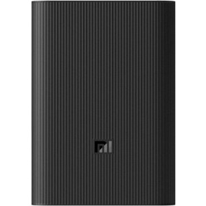 Xiaomi Mi Power Bank 3 Ultra Compact, 10000 mAh, 2x USB, 1x USB, 3A, Black