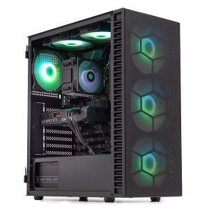 Gaming ZMEU Legendar MaxPro, Intel i5-12400F 2.5GHz, 16GB DDR4, 1TB SSD, RTX 3060 12GB GDDR6, Iluminare RGB