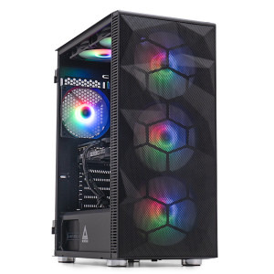 Gaming ZMEU Epic Ultra, AMD Ryzen 5 3600 3.6GHz, 16GB DDR4, 500GB SSD, RTX 3060 12GB GDDR6, Iluminare RGB