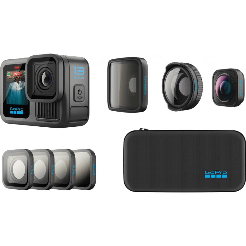 Camera video actiune GoPro HERO13 Black + HB-Series Lens Collection