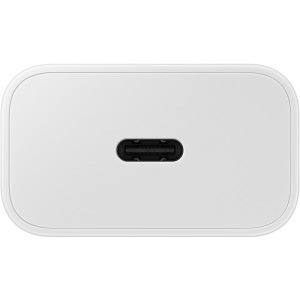 Samsung EP-T2510X, alb, 1x USB-C, Fast Charge 25W + cablu USB-C