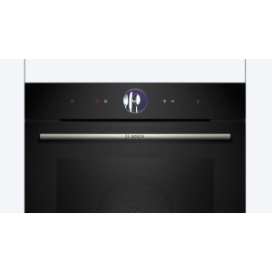 Bosch HRG7361B1, Electric, 71 L, Multifunctional, EcoClean Direct, Added Steam, Grill, Air Fry, Clasa A+, Negru