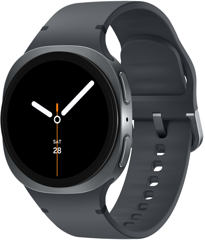 SmartWatch Samsung Galaxy Watch 8, LTE, 40 mm, Graphite, Wi-Fi, Bluetooth, GPS, NFC, Rezistent la apa