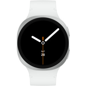 Samsung Galaxy Watch 8, LTE, 44 mm, Silver, Wi-Fi, Bluetooth, GPS, NFC, Rezistent la apa