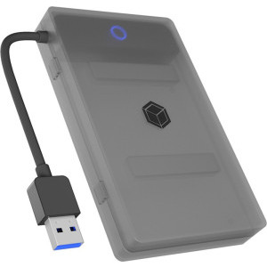 Icy Box IB-AC603b-U3, 1x USB 3.2 Gen 1, 2.5 inch, Antracit