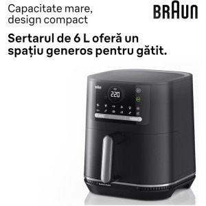 Braun Friteuza cu aer cald MultiFry 5 HF5050, 2000W, 6L, Negru