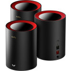 Router wireless CUDY 2.5Gigabit M3000 AX3000 Dual-Band WiFi 6 Black 3buc