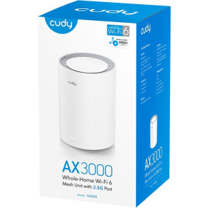 CUDY 2.5Gigabit M3000 AX3000 Dual-Band WiFi 6