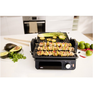 Braun Gratar electric MultiGrill 5 CG5033, 2000W, Gri/Negru
