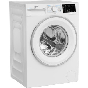Beko B3WFU49215WWES, 9 kg, 1200 RPM, Clasa A, ProSmart Inverter, EnergySpin, SteamTherapy, Iron Fast, Alb