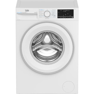 Beko B3WFU49215WWES, 9 kg, 1200 RPM, Clasa A, ProSmart Inverter, EnergySpin, SteamTherapy, Iron Fast, Alb