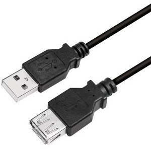 Cablu periferice Logilink CU0011B Extensie USB tip A 2.0 Male la USB tip A 2.0 Female, 3 m, Negru