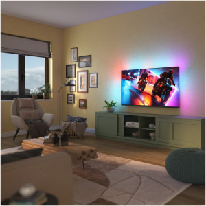 Philips Smart TV 55MLED920/12 Seria MLED920/12 139cm 4K UHD HDR Ambilight pe 3 laturi