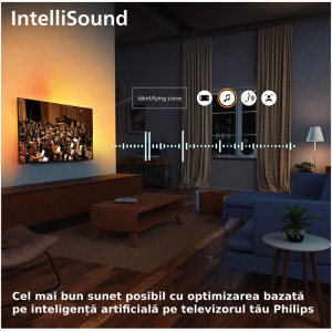 Philips Smart TV 65MLED920/12 Seria MLED920/12 164cm 4K UHD HDR Ambilight pe 3 laturi