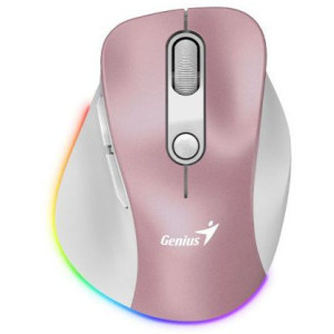 Mouse Genius Ergo 9000S Pro Bluetooth & Wireless Grey/Pink