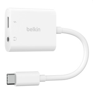 Hub USB Belkin Adaptor USB-C la USB-C, Jack 3.5 mm