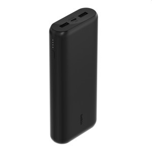 Belkin BoostCharge 20000 mAh, 2x USB, 1x USB-C, Black